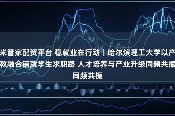 米管家配资平台 稳就业在行动｜哈尔滨理工大学以产教融合铺就学生求职路 人才培养与产业升级同频共振